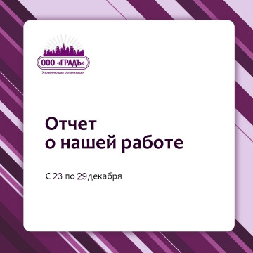 Отчет о проделанной работе (23.12 - 29.12)