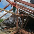 На Кончаловского,5 продолжается капитальный ремонт кровли.